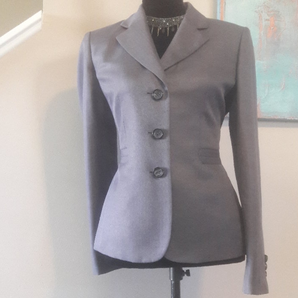 Jones New York/ Grey/ Career Blazer - Picture 5 of 11